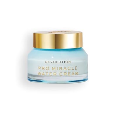 Revolution Pro, Miracle Water Cream, Dermatologist-Recommended Hydrating Moisturiser & Water Gel Cream with Hyaluronic Acid & Niacinamide, Vegan & Cruelty-Free, 50ml
