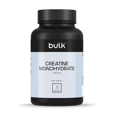 Bulk Creatine Monohydrate Tablets, 1000 mg Per Serving, Pack of 90, 30 Servings, Packaging May Vary
