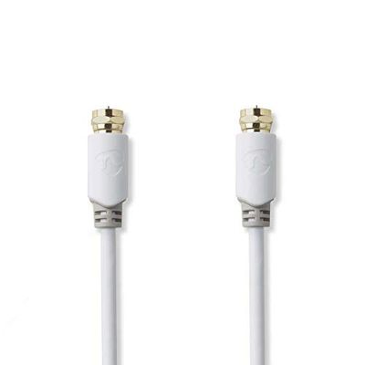 Nedis satellitkabel och antenn, F-kontakt på F-kontakt, 5,0 m