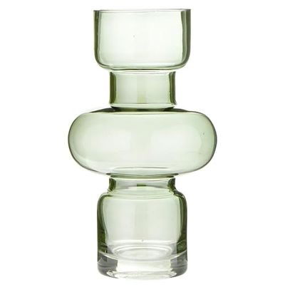 Santa Barbara Design Studio Bubble Vase Modern Glass Flower Holder Vase for Home Décor, Small, Green