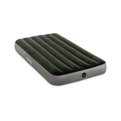 Intex Dura-Beam Standard Series Downy - Cama Inflable con Bomba de pie integrada, tamaño Queen
