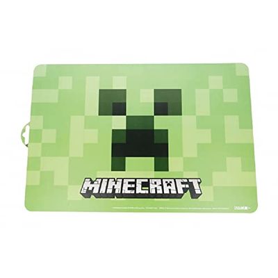 ALMACENESADAN, 4966 Nappe individuelle Mine Craft - Dimensions 43 x 29 cm - Idéal pour la Maison et Le Collier - Produit réutilisable - sans BPA