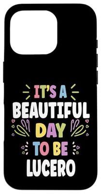 LUCIA Personalized Name Beautiful Day LUCIA Case for iPhone 16 Pro