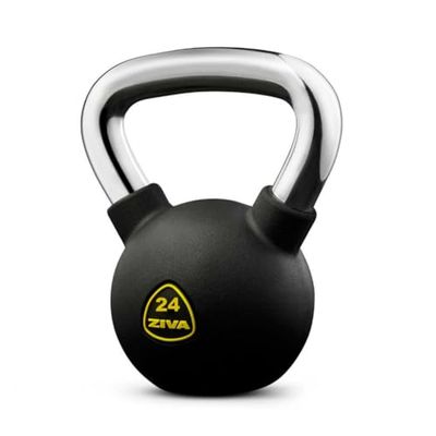 ZIVA Performance, Kettlebell Unisex-Adulto, Nero, 24 kg