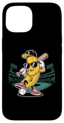 Funny Hiphop Banana Wear Sunglasses Case for iPhone 15
