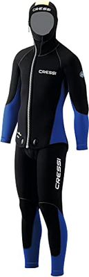 Cressi Medas Man Complete Wetsuit 5 mm fato, homem, preto/azul, XL/5