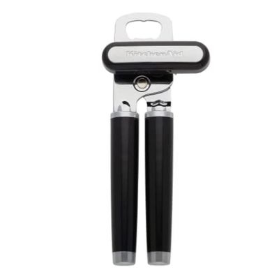 KitchenAid Classic Multifunction Can Opener/Bottle Opener, 8.34-Inch, Black