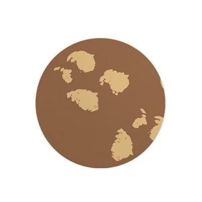 Questo Casa, Round Digital Printed Mouse Pad, Non-Slip Base, for Office and Home, Diameter:22cm