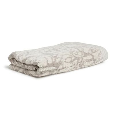 Möve Brooklyn Botanic - Telo doccia 80 x 150 cm, 85% cotone, 10% viscosa, 5% lino, colore naturale/cashmere