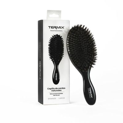 Termix Paddle Hairbrush Big with Boar-Bristles,L,Black,2525191