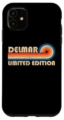 DELMAR First Name Funny Retro Vintage Birthday Custodia per iPhone 11