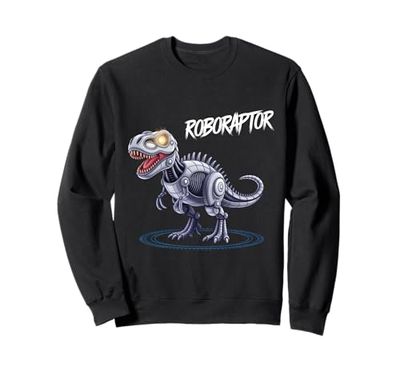 Robot Dinosaur T-Rex Robotic Engineer Dino Funny Robotics Sweatshirt