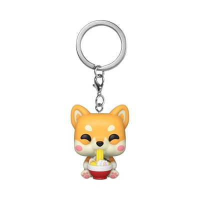 Funko Pop! Keychain: Foods - Ramen Shiba Inu Shiba - Mini-Figurine en Vinyle à Collectionner Porte-clés Fantaisie - Cadeau de Noël - Idée de Cadeau