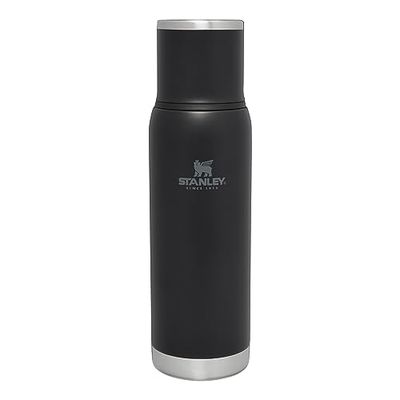 Stanley Adventure To-Go Borraccia Termica 0.75L - Freddo 25 Ore - Caldo 20 Ore - Antigoccia - Coperchio isolato - Senza BPA - Thermos Lavabile in Lavastoviglie - Nera