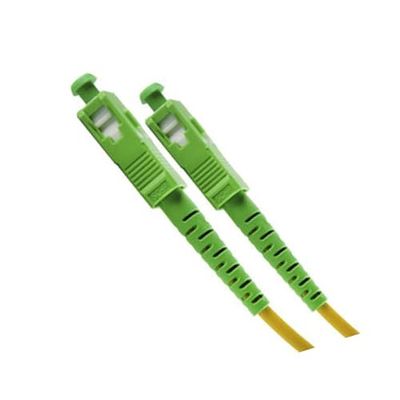Brightium Glasvezelkabel 9/125 SC/APC-SC/APC, 5 m, ideaal voor high-speed verbinding en gegevensoverdracht in telecommunicatienetwerken.