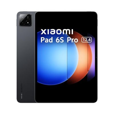 Xiaomi Pad 6S Pro (Tablet) 3K 12.45” 144Hz, 12 GB RAM-512 GB, Snapdragon 8 Gen 2 a 3.19GHz, Batteria da 10.000 mAh, Ricarica a 120W, Nero