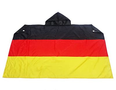 BANDIERA GERMANIA - BODY BANDIERA TEDESCA 90 x 150 cm per tifosi con maniche - AZ FLAG