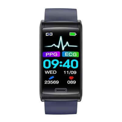 WATCHMARK Smartwatch Cardio One Slim Black, Black, One size
