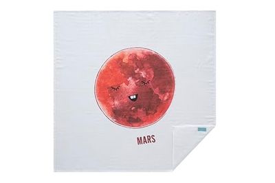 Hibboux Mars Couverture en Mousseline 75 x 75 cm
