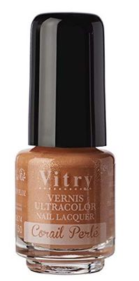 Vitry Mini Smalto Per Unghie, Pearl Coral - 4 ml