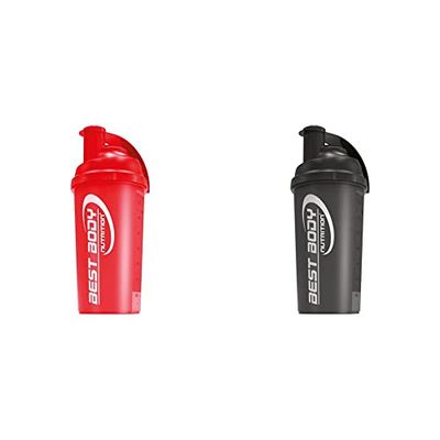 Best Body Nutrition Edition Shaker, Coctelera Deportiva, 700 ml & Edition Shaker, 700ml, negro (Black steel)