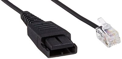 Jabra GN1216 QD op RJ9-aansluitkabel voor Avaya one-X telefoonsystemen uit de 9600-serie, glad