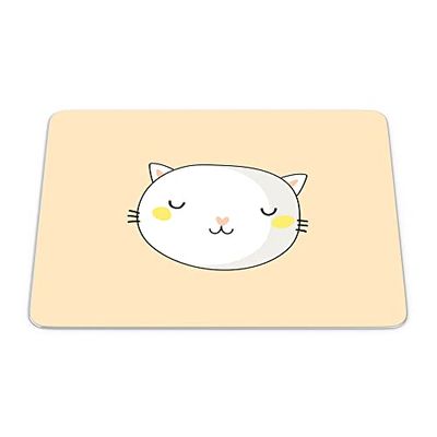 Bonamaison, Tappetino per mouse rettangolare, con stampa digitale, antiscivolo, per ufficio e casa, dimensioni: 22 x 18 cm