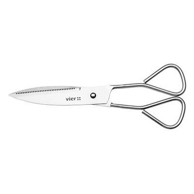 VIER - Forbici da cucina INOSSIDABILE lunghe 21 cm (8,27 pollici) Multifunzionale, per tagliare carne, pollame, erbe, ecc. Oltre agli usi domestici.