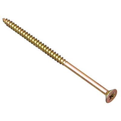 Forgefix MPS5100Y Parafuso multiusos compatível com Pozi CSK ST ZYP 5,0 x 100 mm, caixa de 100, multicolor, 5 x 100 mm