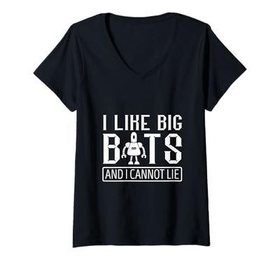 Womens I Like Big Robots Roboticist Robotic Engineer Robotics V-Neck T-Shirt