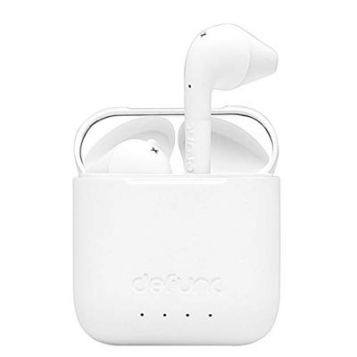 Defunc True Go Slim Wit - Draadloze Headset - Een Bluetooth 5.0 Stereo Headset - Hoge geluidskwaliteit - 22 uur batterijduur