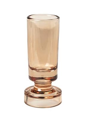 broste Copenhagen Petra Jarrón, Cristal, Beige, 14 cm