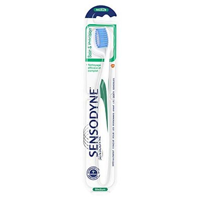 Sensodyne – Zęby szczoteczki – bardzo miękkie, 2 sztuki, posortowane według kolorów