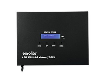 Euro Lite LED PSU-4A Artnet VOLANTE/DMX - eenheid voor Euro Lite LED Pixel palen