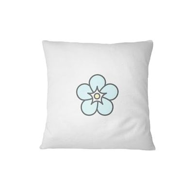 Bona Basics Federa Decorativa, Poliestere, Bianco, 45 x 45 cm