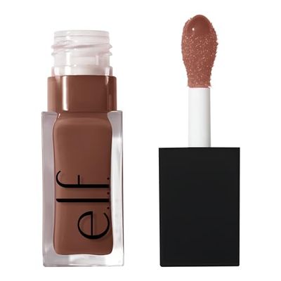 e.l.f. Glow Reviver Lip Oil, olio labbra nutriente colorato per un finish super lucido, infuso con olio di jojoba, prodotto vegano e non testato sugli animali, Honey Talks