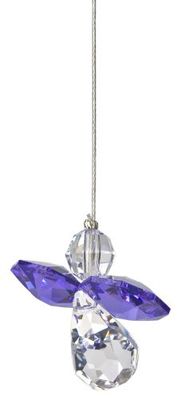 Tierra Zen CG02 Ange Gardien de Cristal Février Améthyste 16 cm