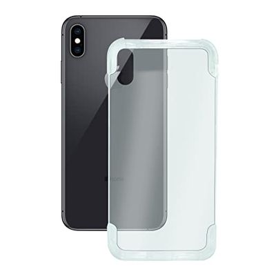 KSIX smart your tech iPhone XS MAX Case, Semi-Hard, High Protection, Transparent