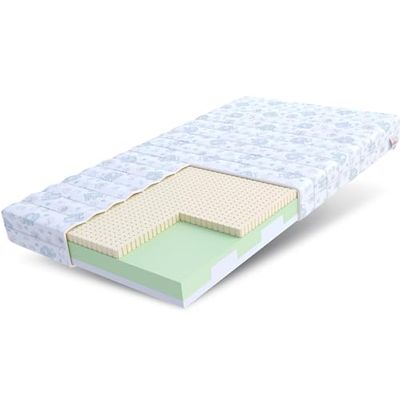 FDM Smile Dumbo Matelas en Mousse Latex 90 x 190 x 10 cm