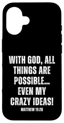 Camicia cristiana con scritta "After God Made Me He Say" Custodia per iPhone 16