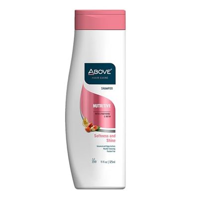 Above Nutritive Shampoo, 11 oz - Biotin Shampoo - Hair Thickening Shampoo - Idrati, Alimenti e Boost Keratin Production - Safe for Colored Hair