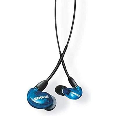 Shure AONIC 215 Écouteurs Isolants du Son Filaire, Pilote Unique, Ajustement Intra-Auriculaire, Compatible avec les Appareils Apple et Android - Bleu
