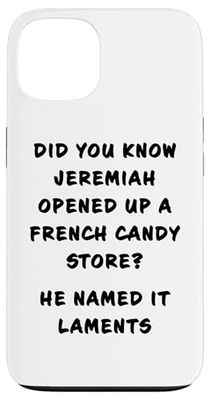 Funny Clean Bible Character Humor – Jeremiah Opened Store Case for iPhone 13