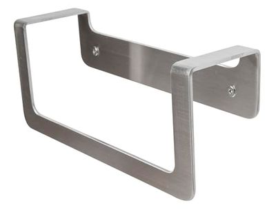 Croydex Columba Industrial Style Chrome Towel Ring