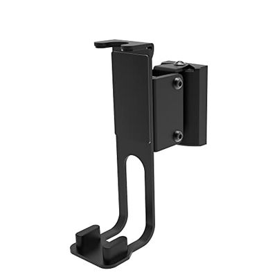 conecto staffa da parete per altoparlanti, compatibile con Sonos® One, Sonos® One SL, Sonos® Play 1, carico massimo 3 kg, Nero