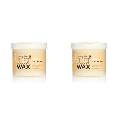 Salon System Just Wax Vanilla Cream Wax with an Intoxicating Aroma of Vanilla 450g (Pack of 2)