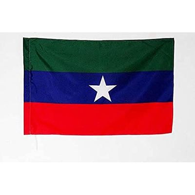 AZ FLAG Ogadens självständighetsflagga i Etiopien 90 x 60 cm - FNLO flagga 60 x 90 cm stånghylsa