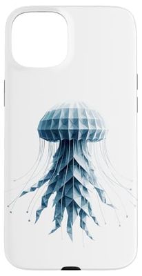 Origami Art Jellyfish Jellyfishes Case for iPhone 15 Plus