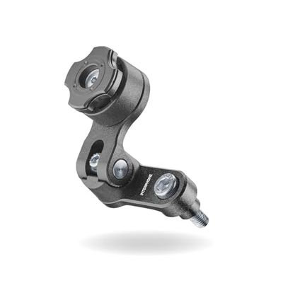 INTERPHONE QUIKLOX - Aggancio per Riser (Morsetto del Manubrio) Moto - Regolabile 360° Orizzontale 90° Verticale - Sistema Modulare QUIKLOX - Supporto Porta Cellulare Moto - Aggancio Sgancio Rapido