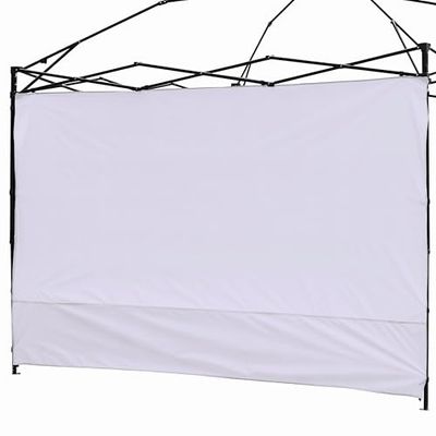 Pare-Soleil pour tonnelles de 2,5 m, paroi latérale Uniquement (Cadre de l'auvent Non Inclus) - Panneau Mural Blanc